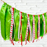 Christmas Grouch Ribbon Bunting - FREE Shipping