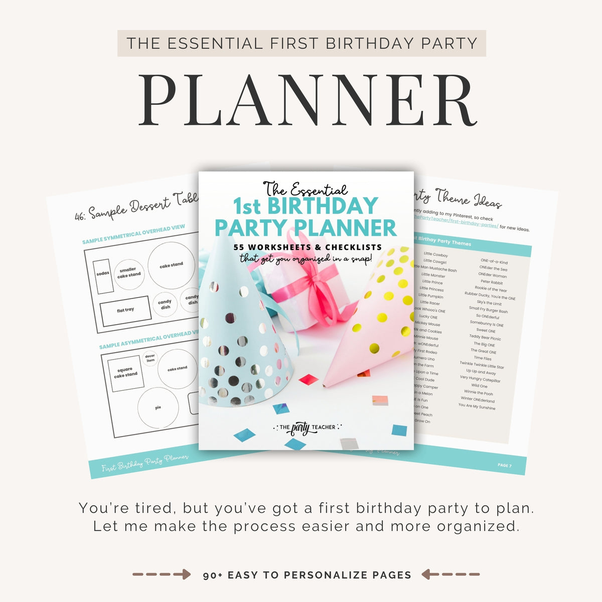 First birthday party planner overview - The Party Teacher
