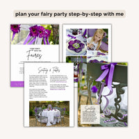 Flower Fairy Birthday Party Plan INSTANT DOWNLOAD