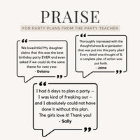 Flower Fairy Birthday Party Plan INSTANT DOWNLOAD