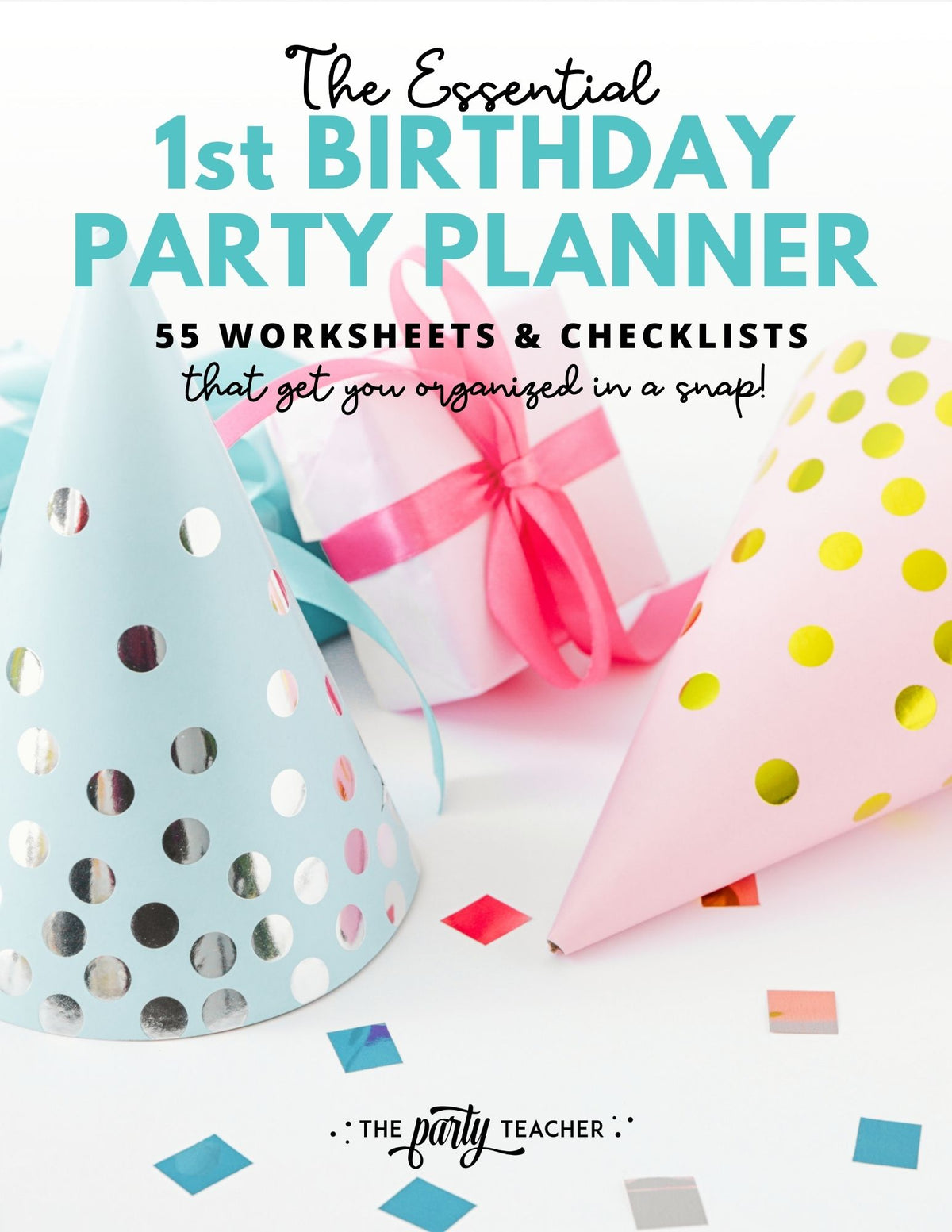 First birthday party planner cover - The Party Teacher