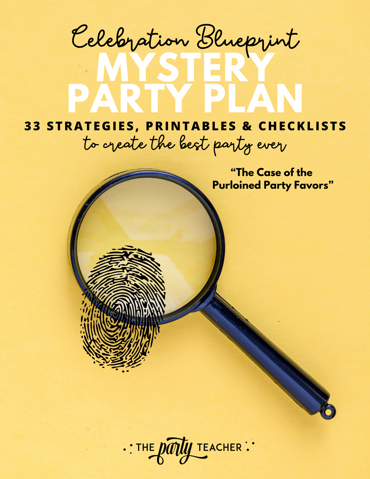 Mystery Birthday Party Plan INSTANT DOWNLOAD