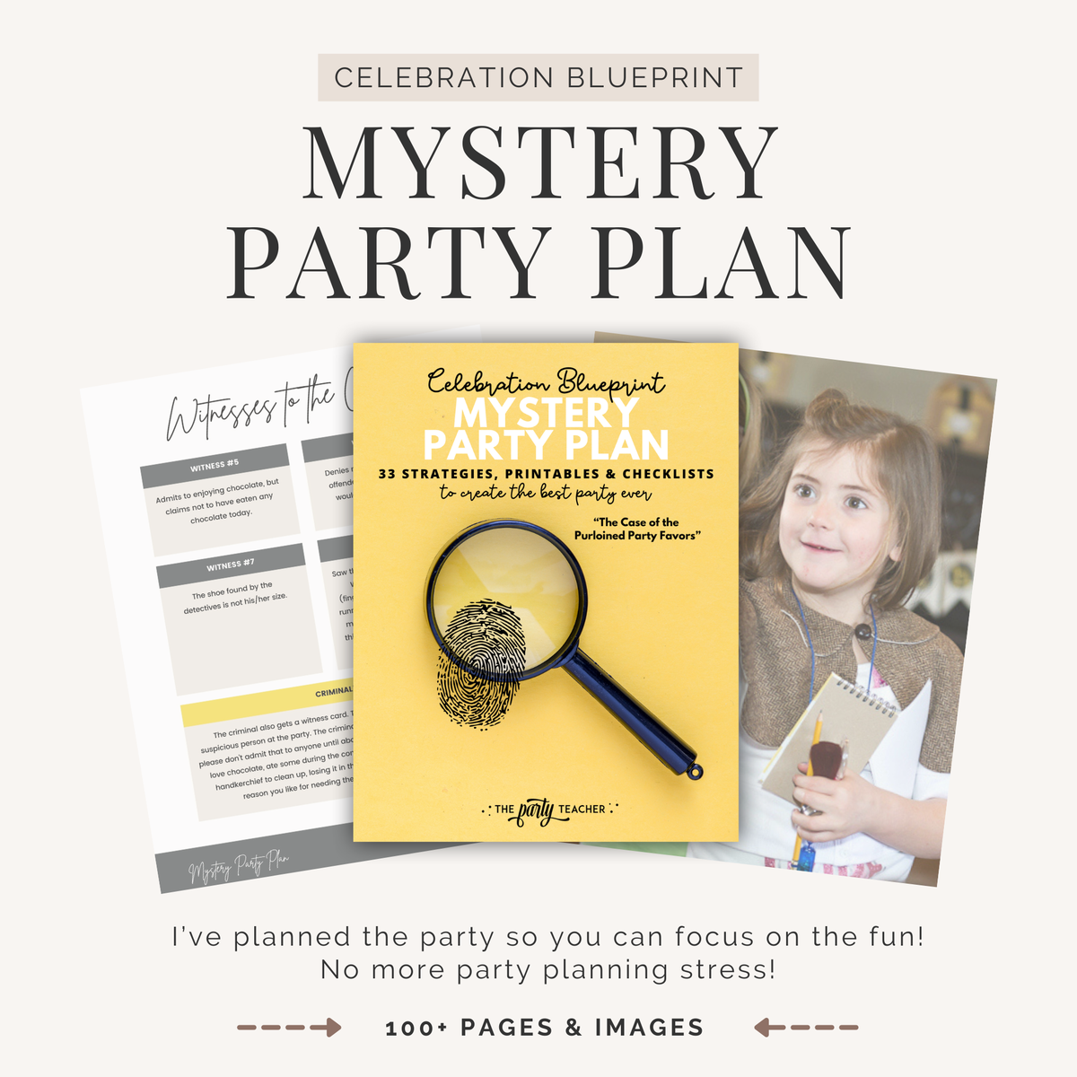Mystery Birthday Party Plan INSTANT DOWNLOAD