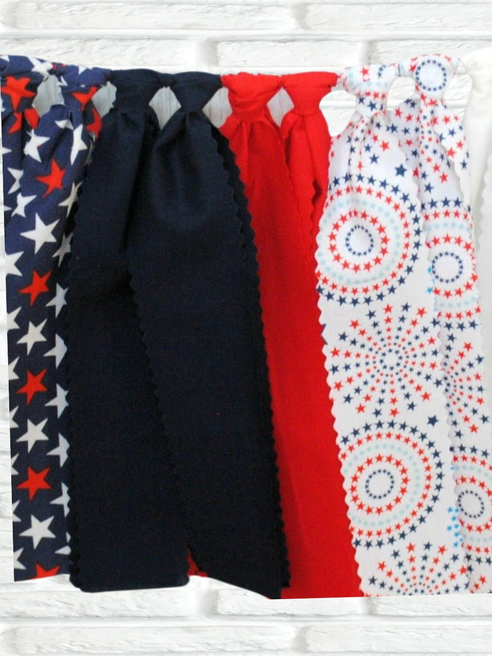 Patriotic Fabric Bunting