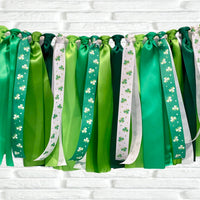 St Patrick's Day Ribbon Bunting - FREE Shipping
