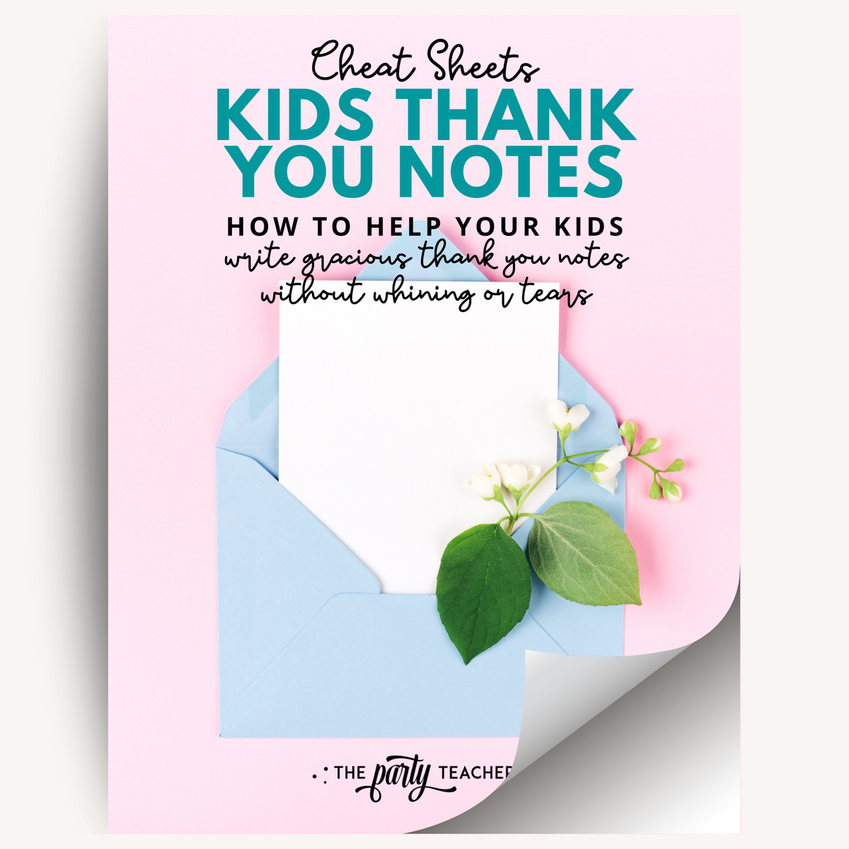 Thank You Note Cheat Sheets INSTANT DOWNLOAD
