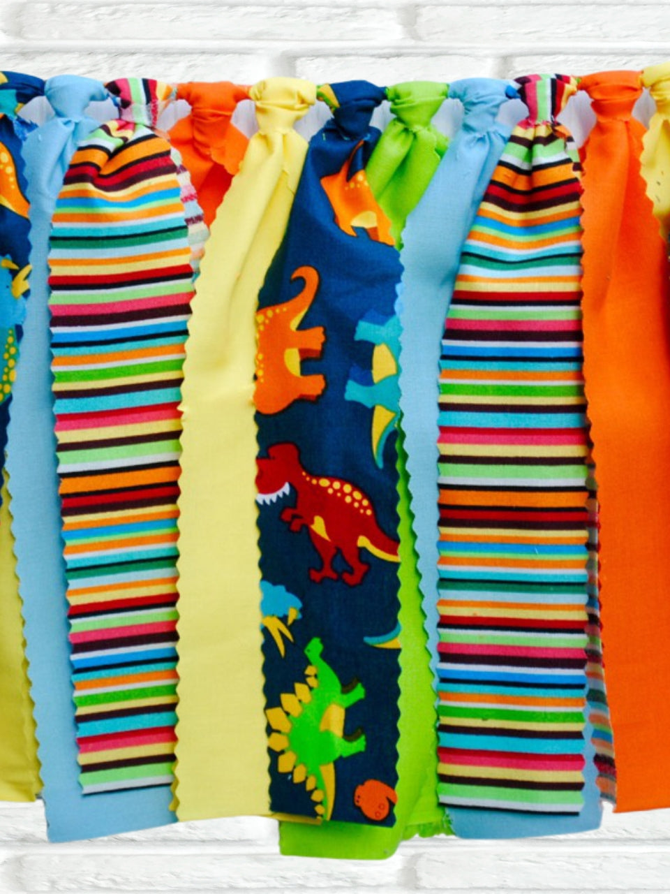 Dinosaur Party Fabric Bunting
