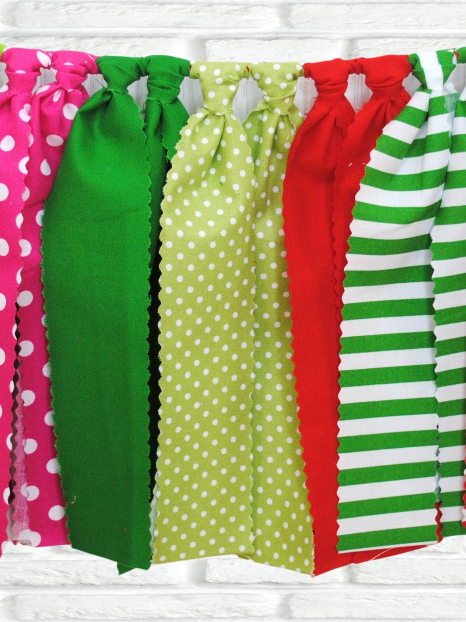 Strawberry Fabric Bunting