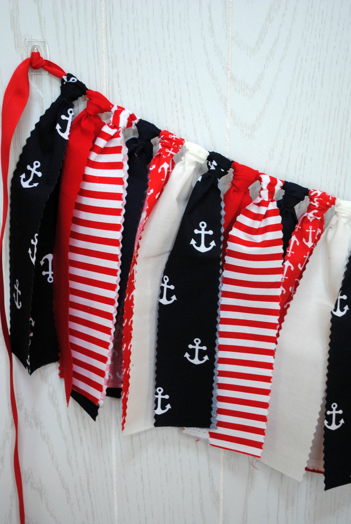 Nautical Fabric Bunting - FREE Shipping - The Party Teacher
