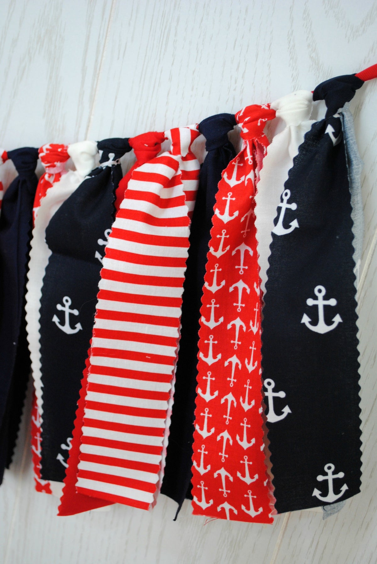Nautical Fabric Bunting - FREE Shipping - The Party Teacher