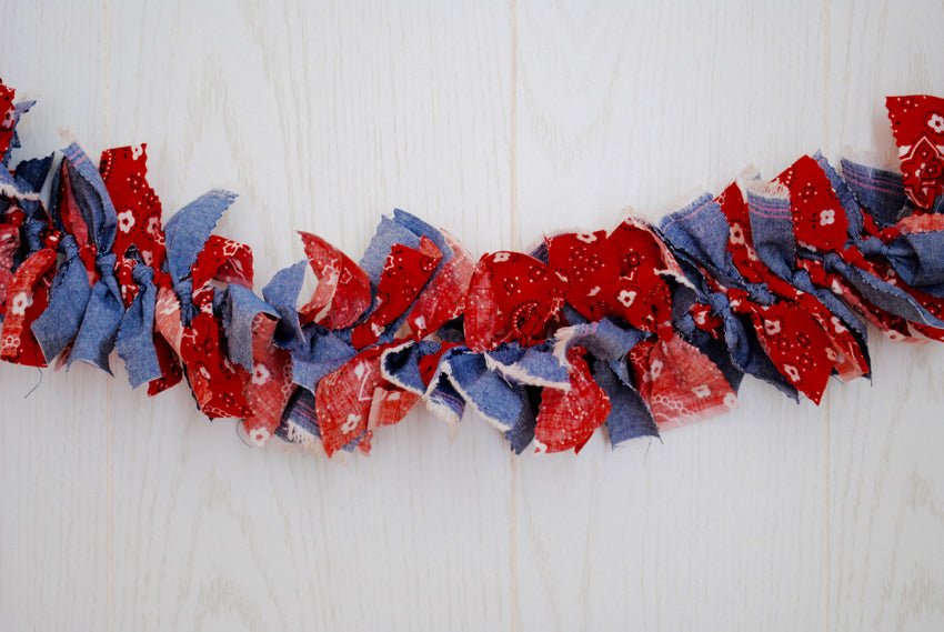 Bandana Fabric Bunting - FREE Shipping - The Party Teacher