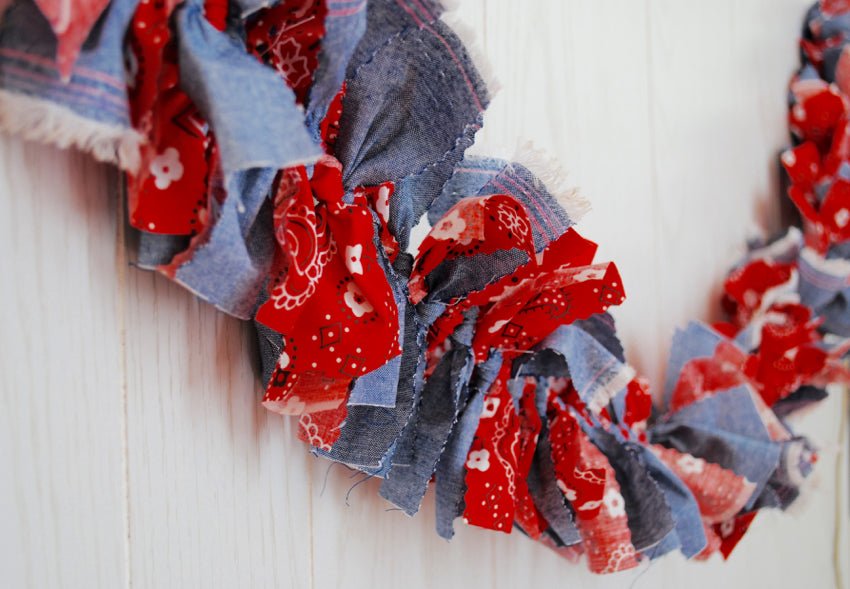 Bandana Fabric Bunting - FREE Shipping - The Party Teacher