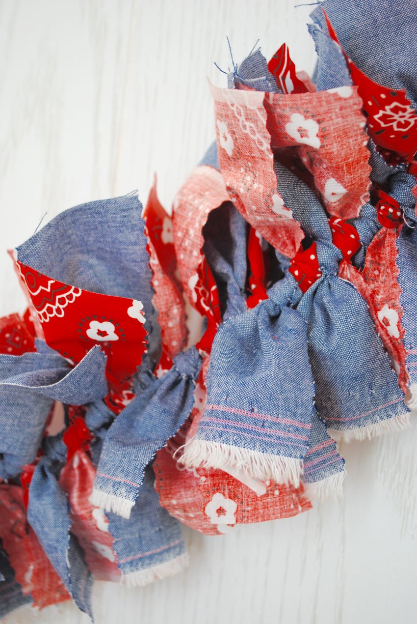 Bandana Fabric Bunting - FREE Shipping - The Party Teacher