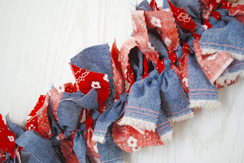 Bandana Fabric Bunting - FREE Shipping - The Party Teacher