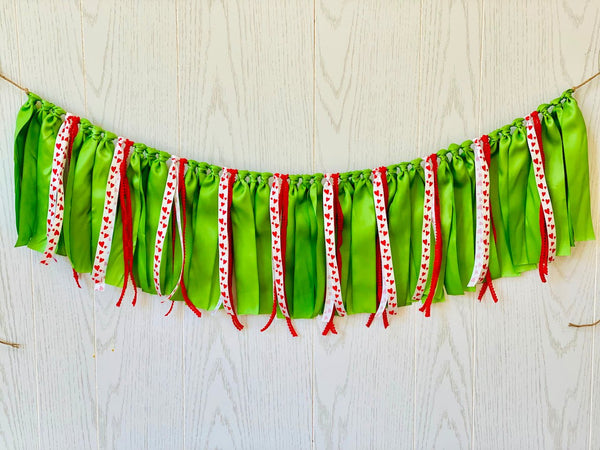 Christmas Fabric Bunting - FREE Shipping - The Party Teacher