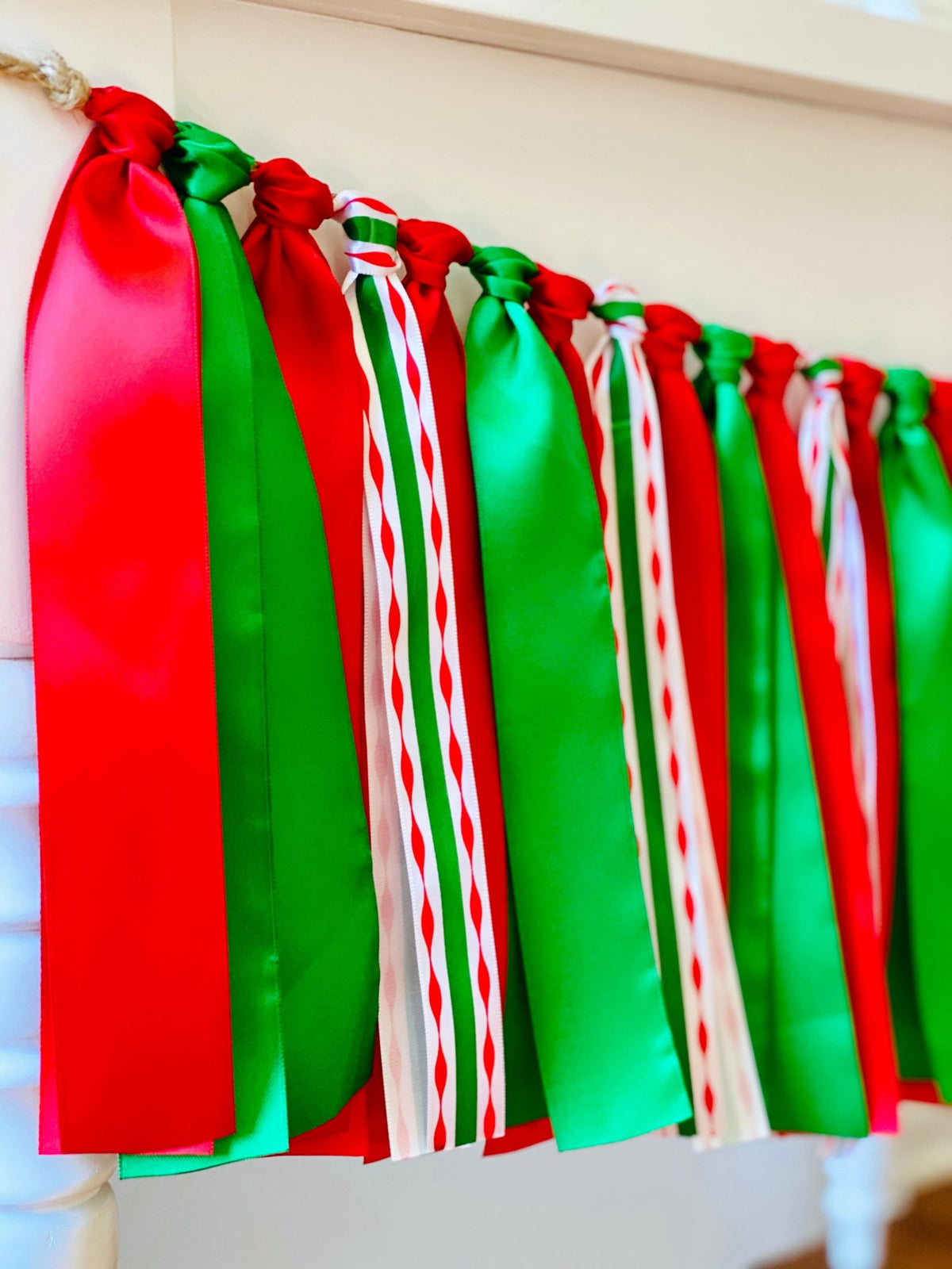 Christmas Ribbon Bunting - FREE Shipping - The Party Teacher