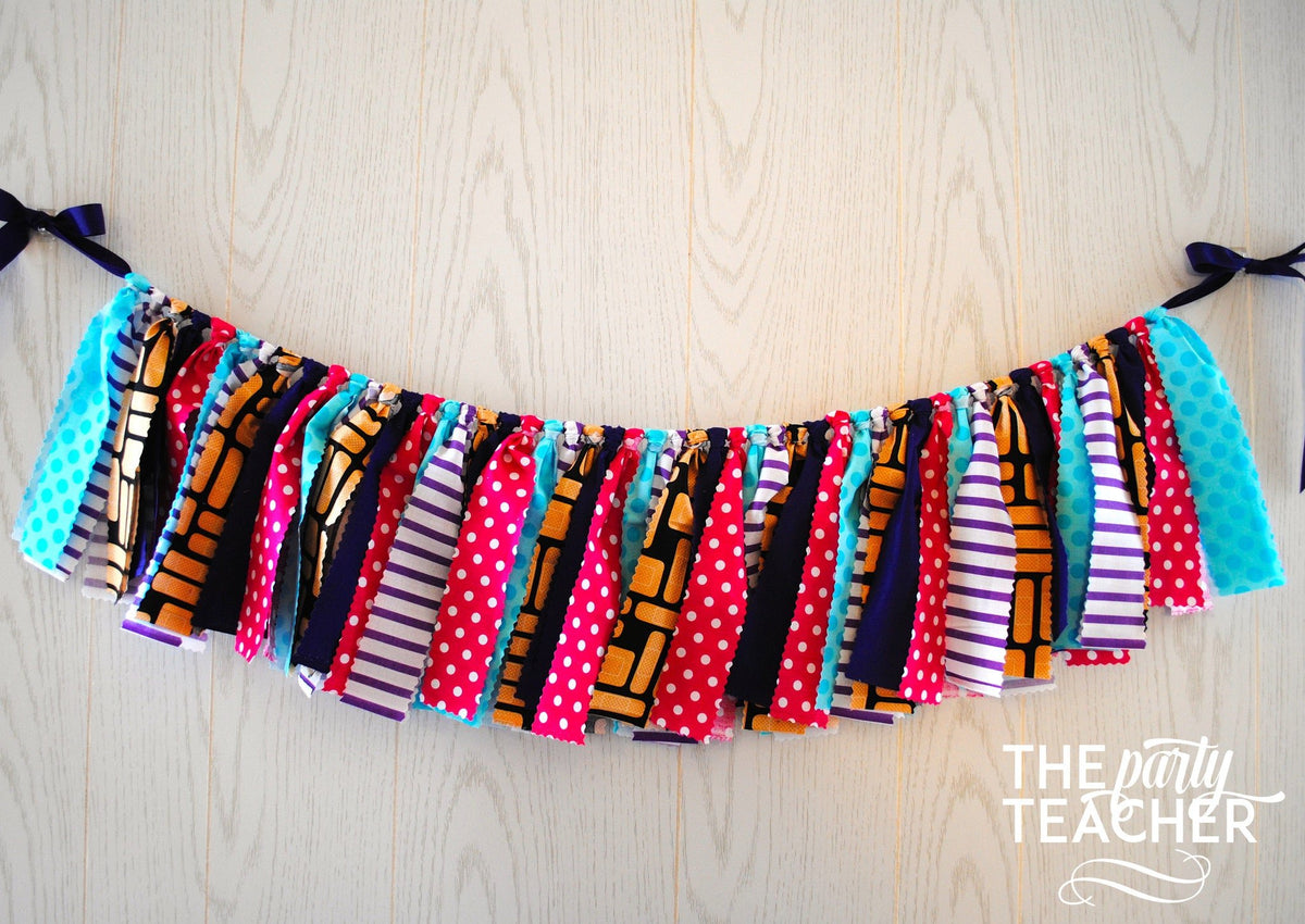 Doctor Fabric Bunting - FREE Shipping - The Party Teacher