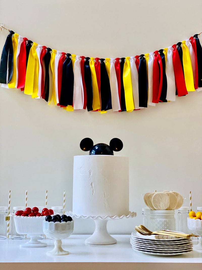 Mouse Ribbon Bunting - FREE Shipping - The Party Teacher