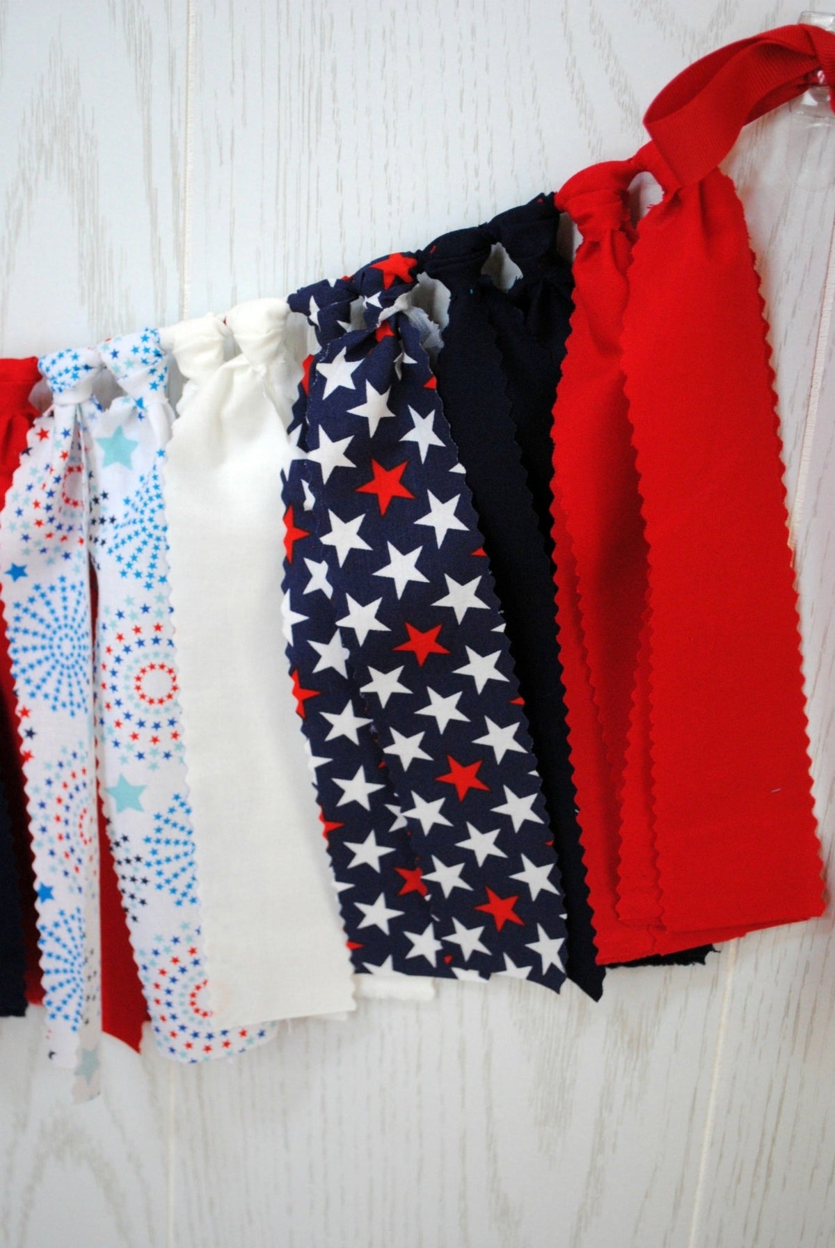 Patriotic Fabric Bunting - FREE Shipping - The Party Teacher