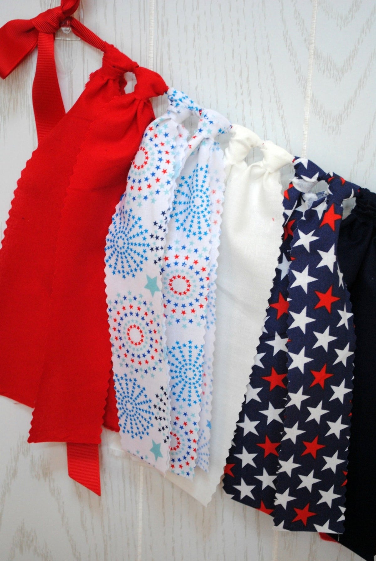 Patriotic Fabric Bunting - FREE Shipping - The Party Teacher