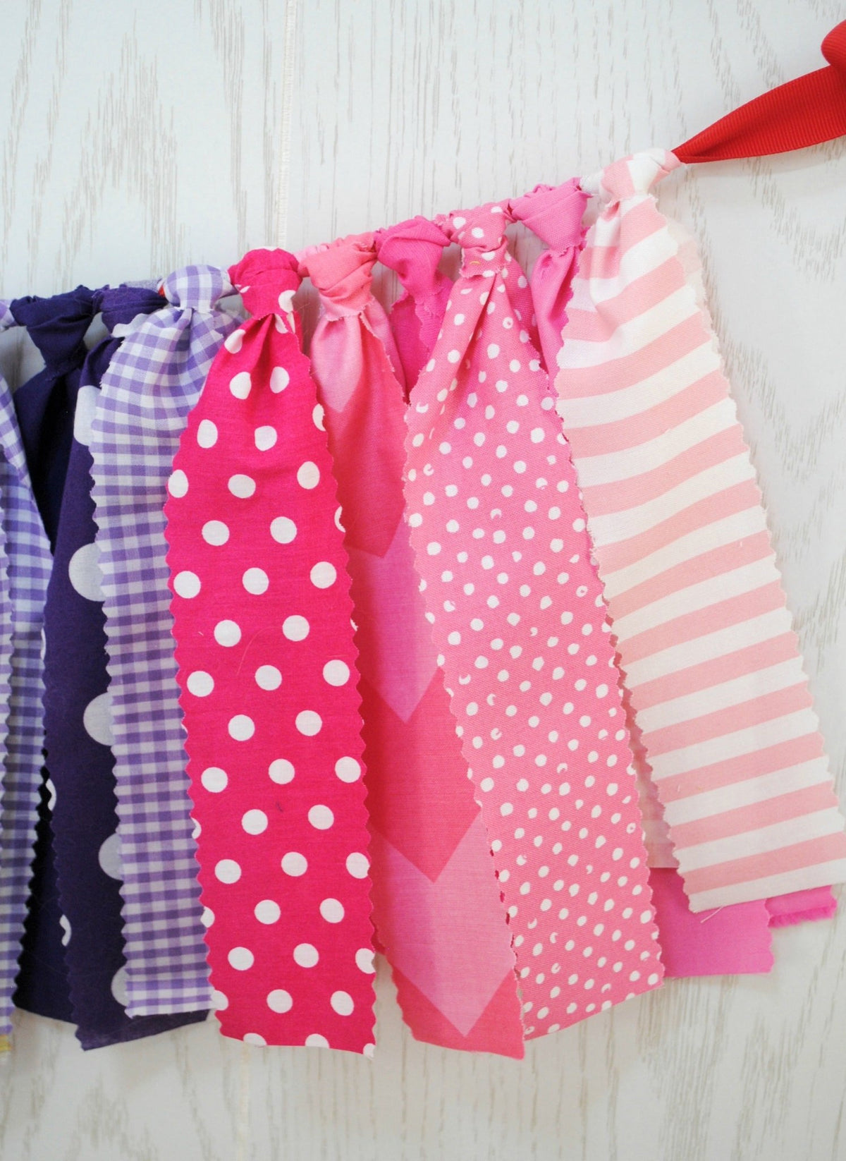 Patterned Rainbow Fabric Bunting - FREE Shipping - The Party Teacher