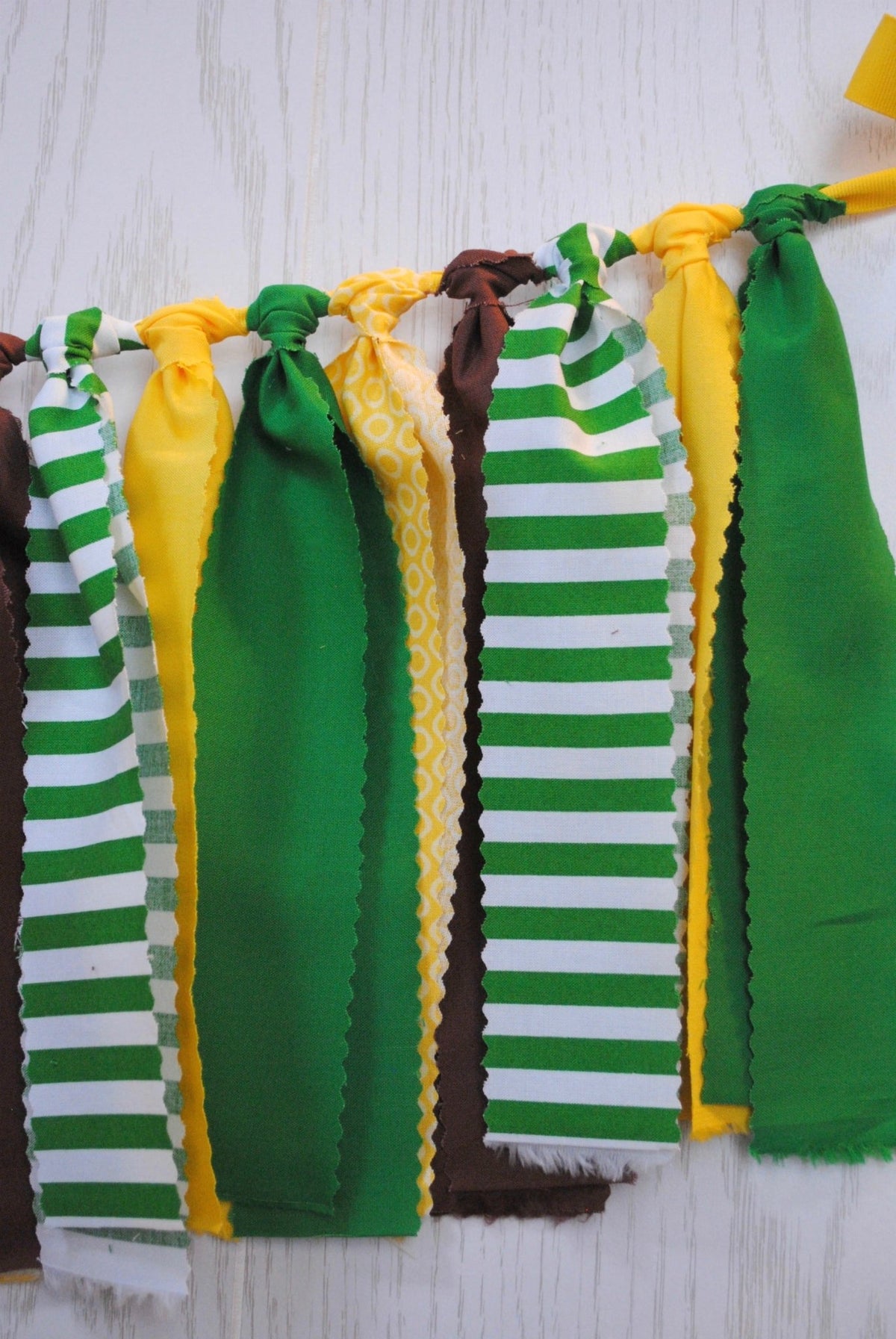 Tractor Fabric Bunting - FREE Shipping - The Party Teacher