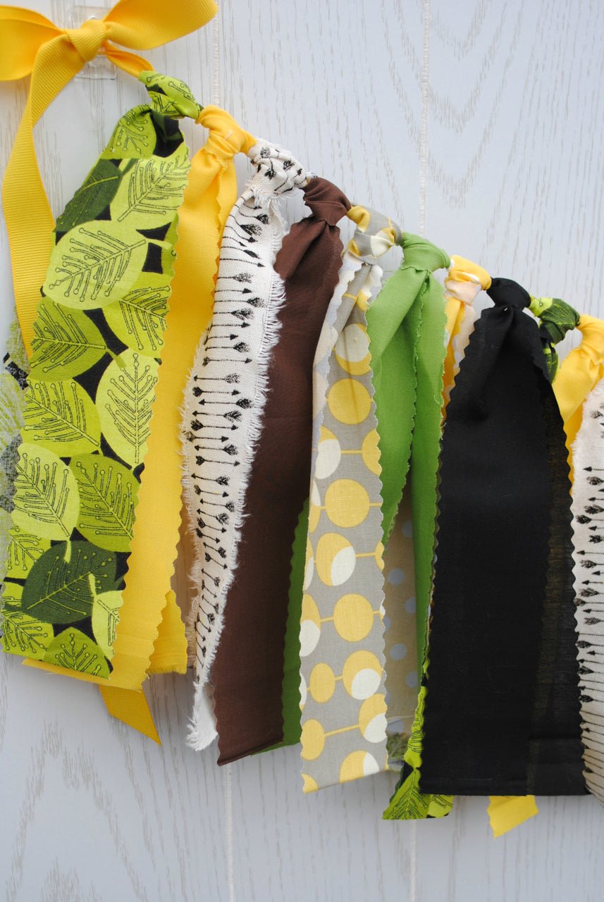 Wild One Fabric Bunting - FREE Shipping - The Party Teacher