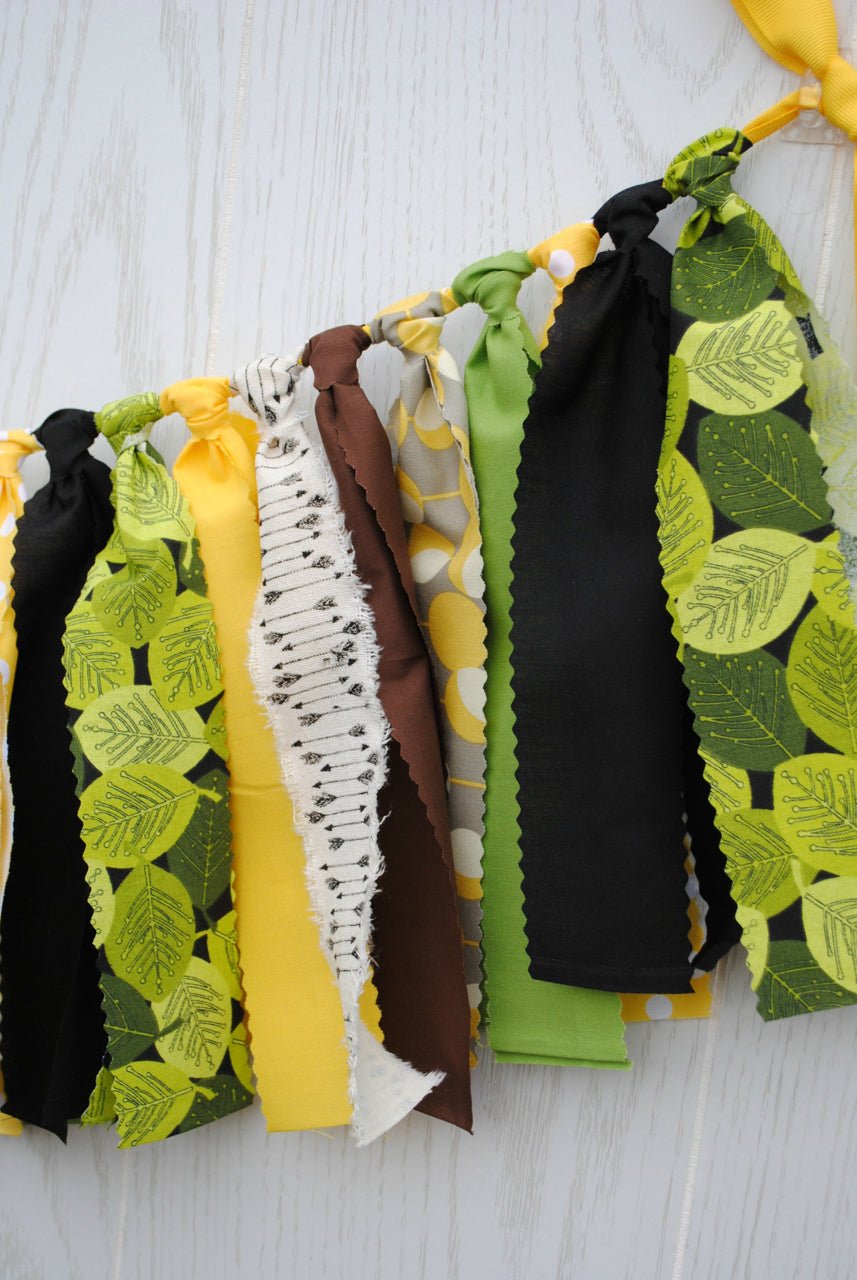 Wild One Fabric Bunting - FREE Shipping - The Party Teacher