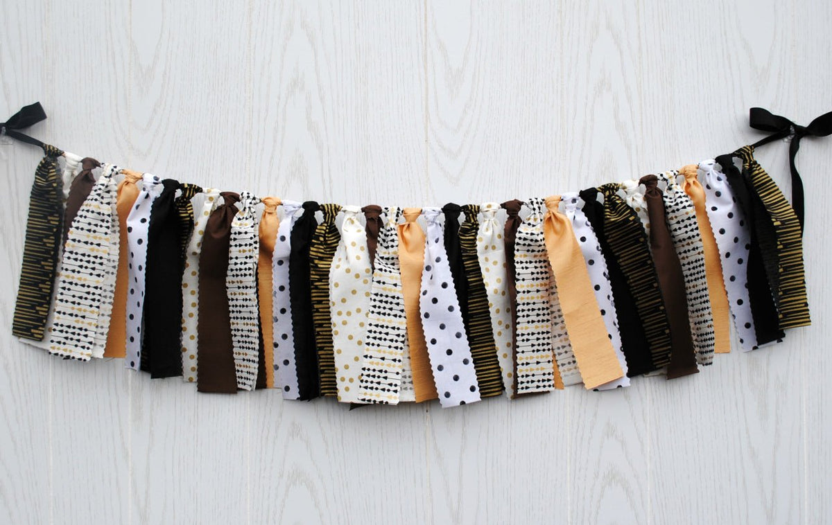 Wild Thing Fabric Bunting - FREE Shipping - The Party Teacher