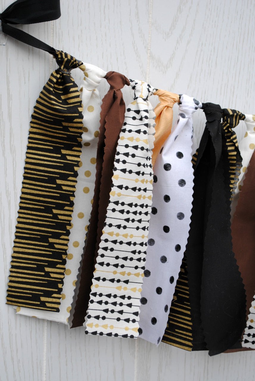 Wild Thing Fabric Bunting - FREE Shipping - The Party Teacher