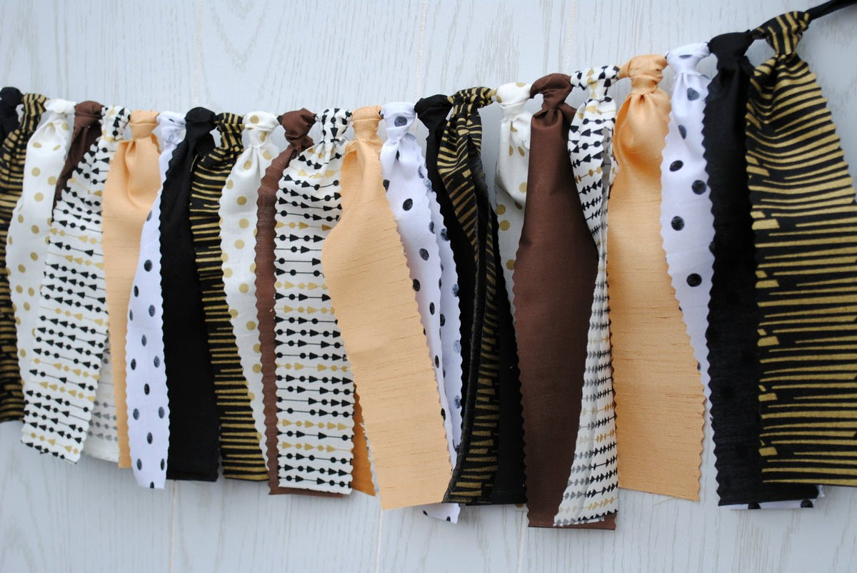 Wild Thing Fabric Bunting - FREE Shipping - The Party Teacher