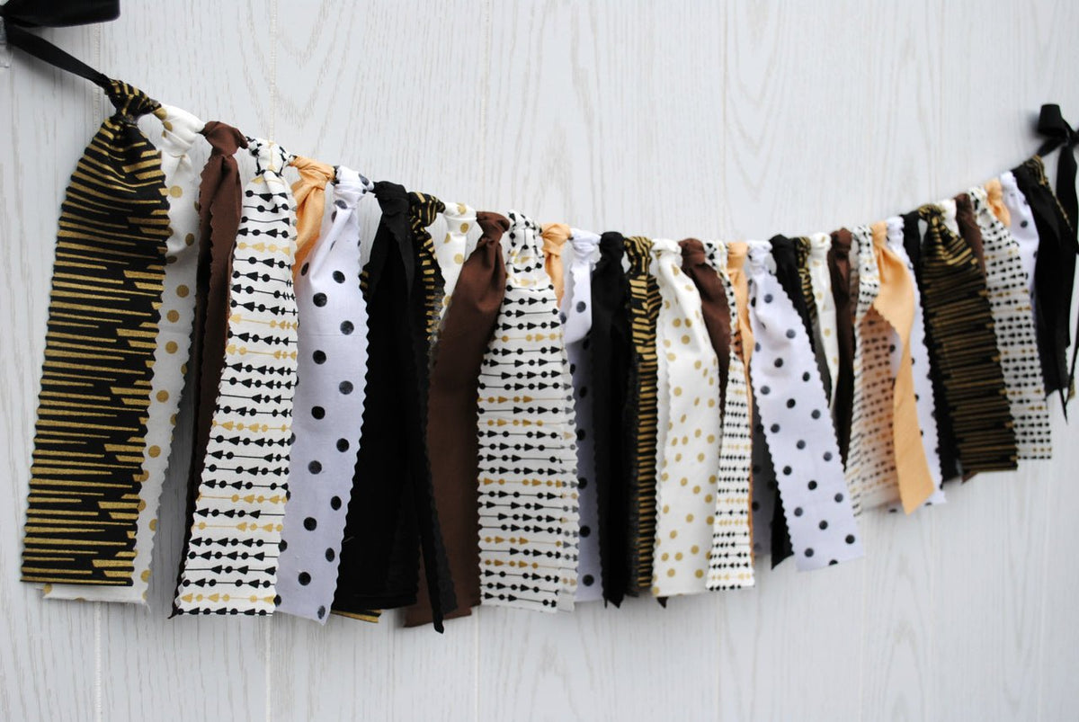 Wild Thing Fabric Bunting - FREE Shipping - The Party Teacher