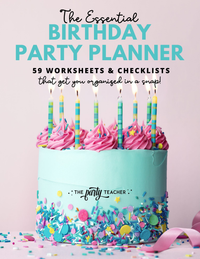 Party Planning Worksheets