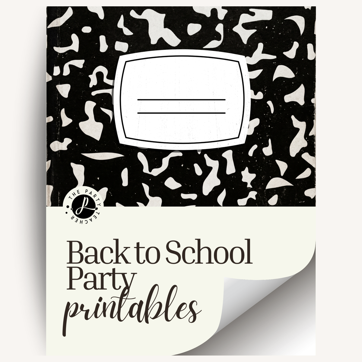 Back to School Party Printables INSTANT DOWNLOAD