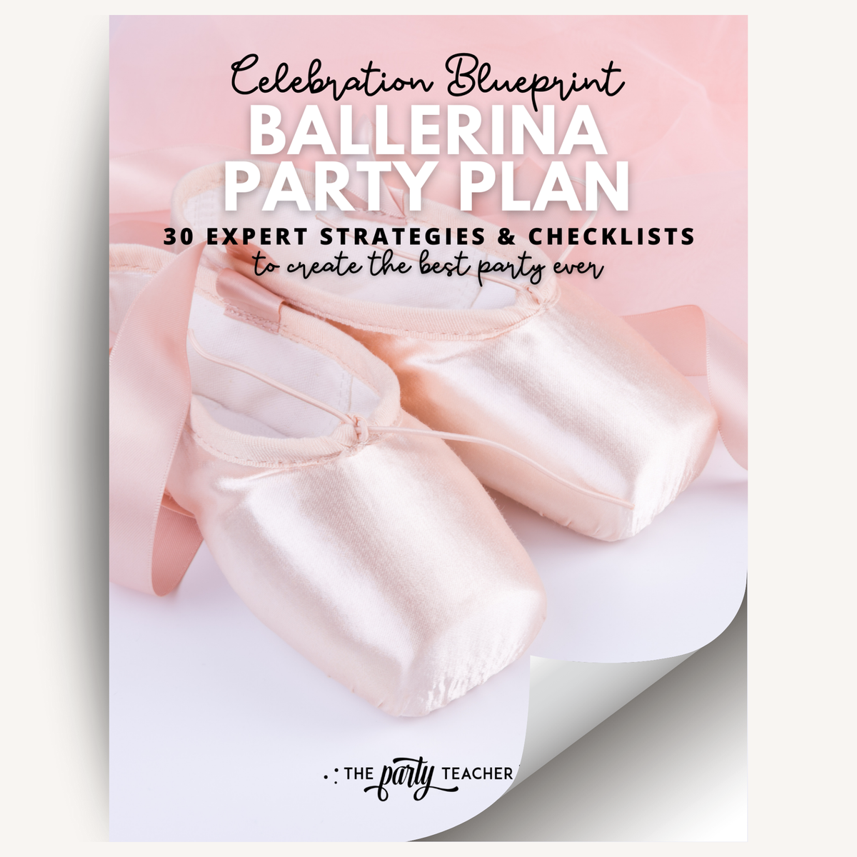 Ballerina Birthday Party Plan INSTANT DOWNLOAD