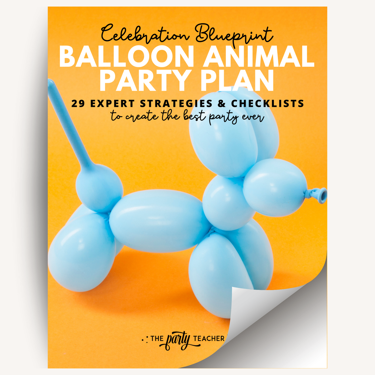 Balloon Animal Birthday Party Plan INSTANT DOWNLOAD