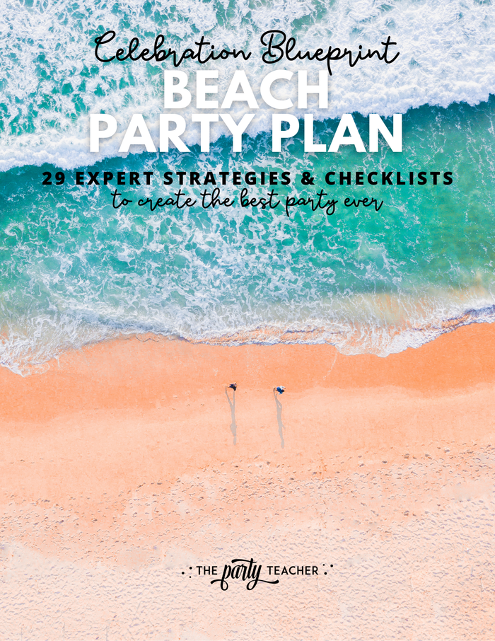 Beach Birthday Party Plan INSTANT DOWNLOAD