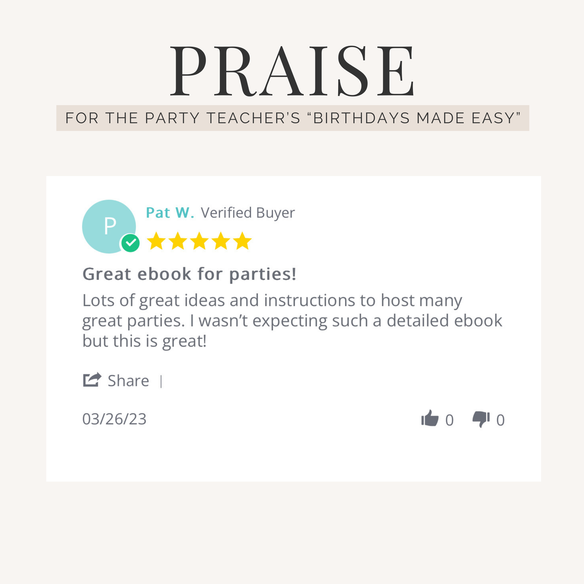 Birthdays Made Easy INSTANT DOWNLOAD