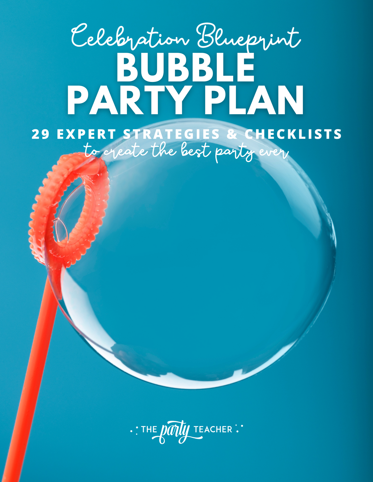Bubble Birthday Party Plan INSTANT DOWNLOAD