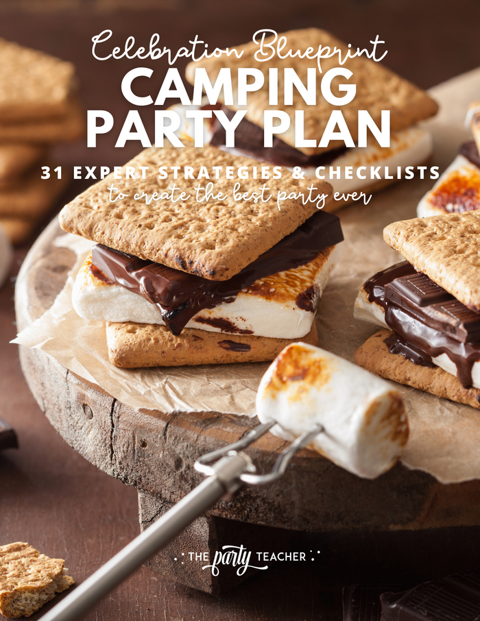 Camping Birthday Party Plan INSTANT DOWNLOAD