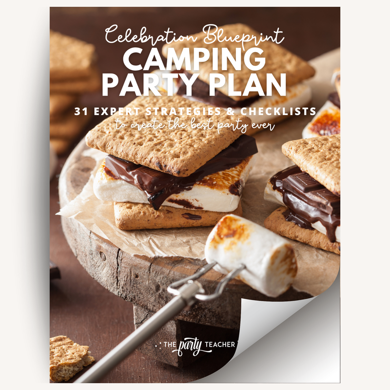 Camping Birthday Party Plan INSTANT DOWNLOAD