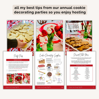 Christmas Cookie Decorating Party Plan INSTANT DOWNLOAD