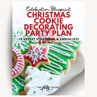 Christmas Cookie Decorating Party Plan INSTANT DOWNLOAD
