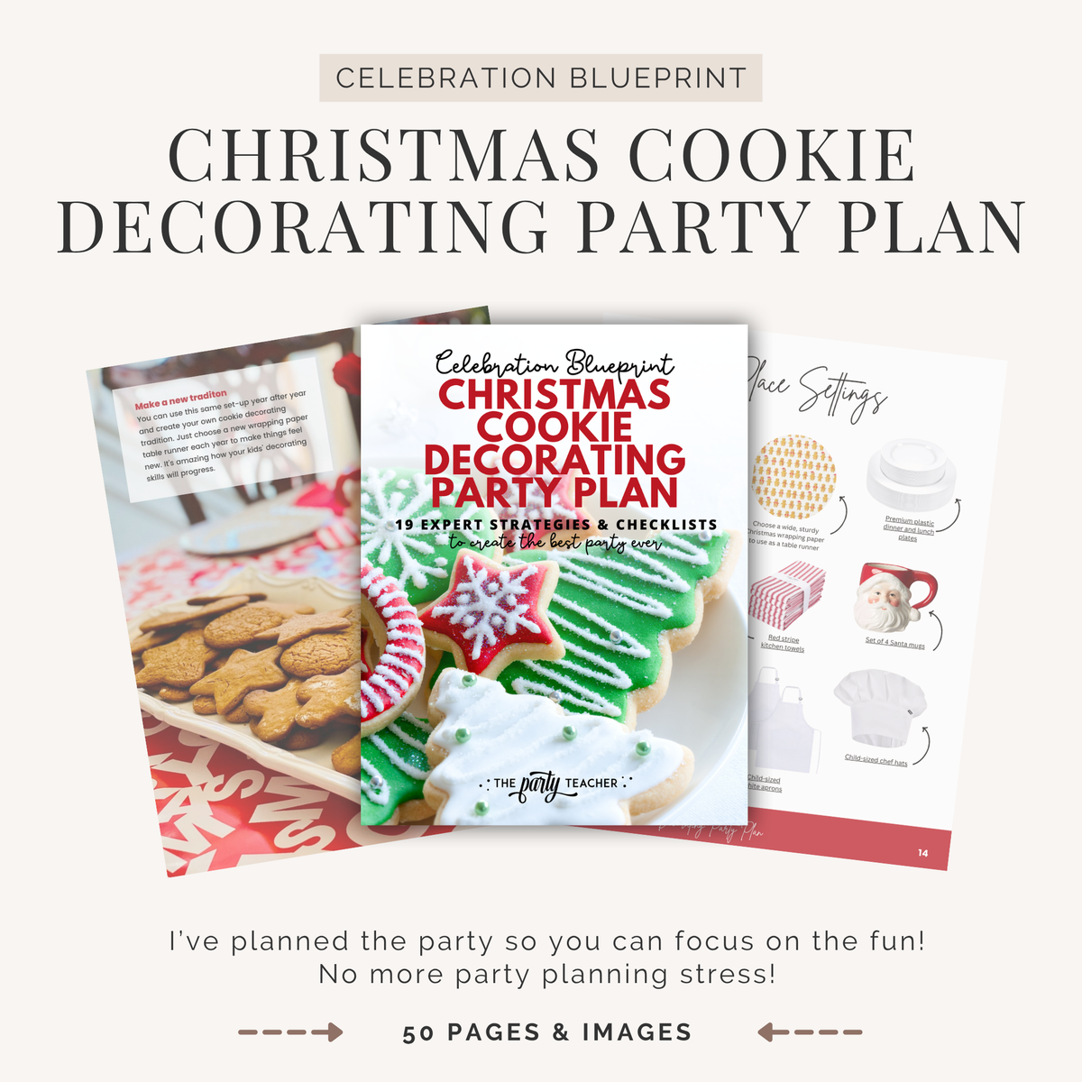Christmas Cookie Decorating Party Plan INSTANT DOWNLOAD