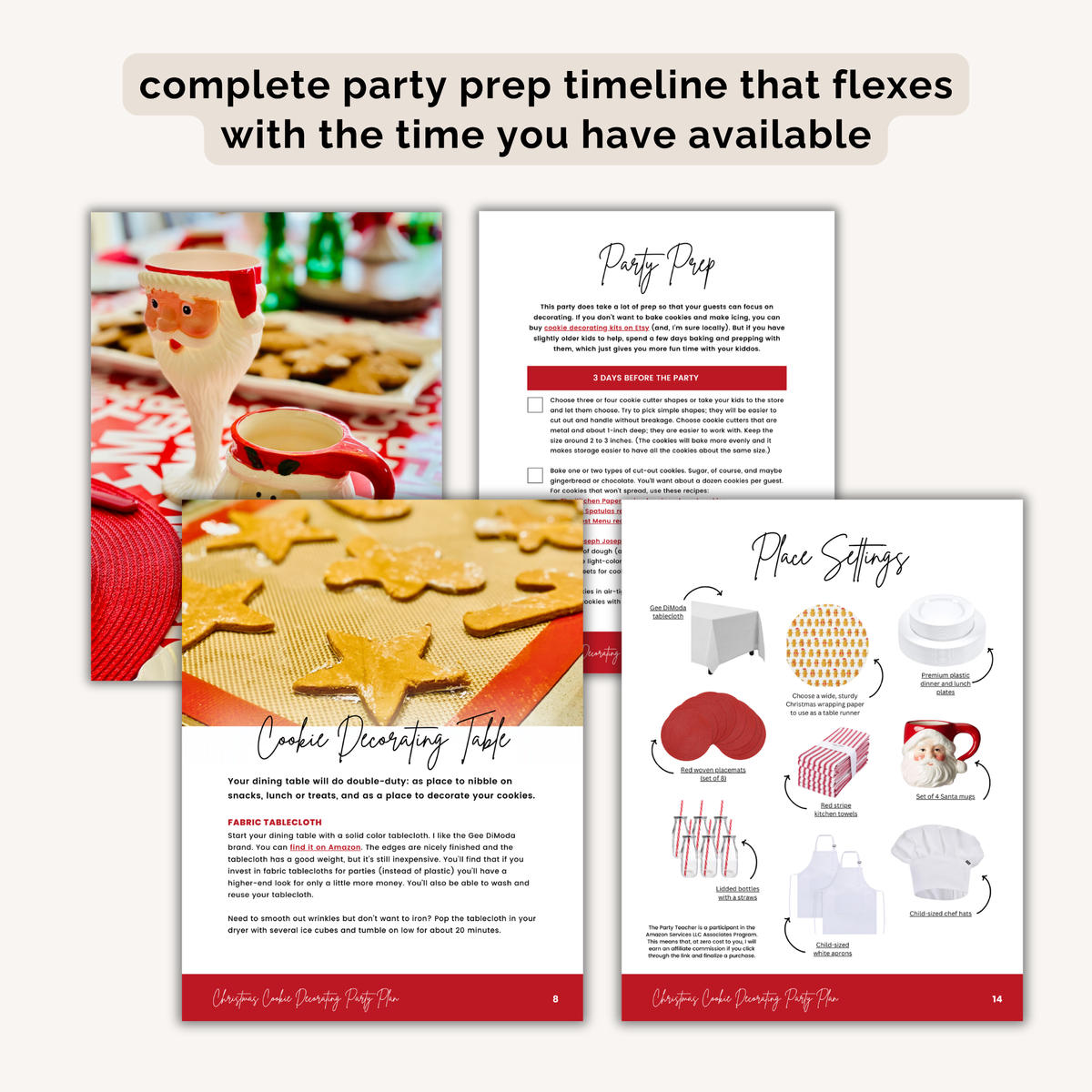 Christmas Cookie Decorating Party Plan INSTANT DOWNLOAD