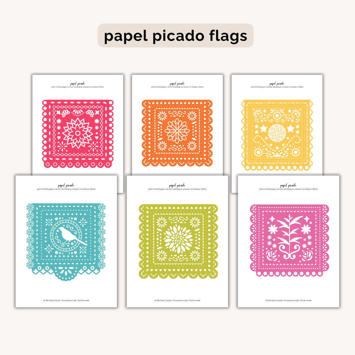 Cinco de Mayo Party Printables INSTANT DOWNLOAD