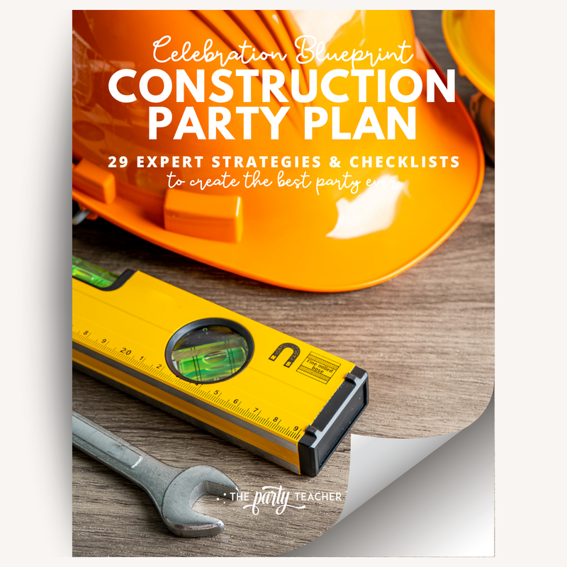 Construction Birthday Party Plan INSTANT DOWNLOAD