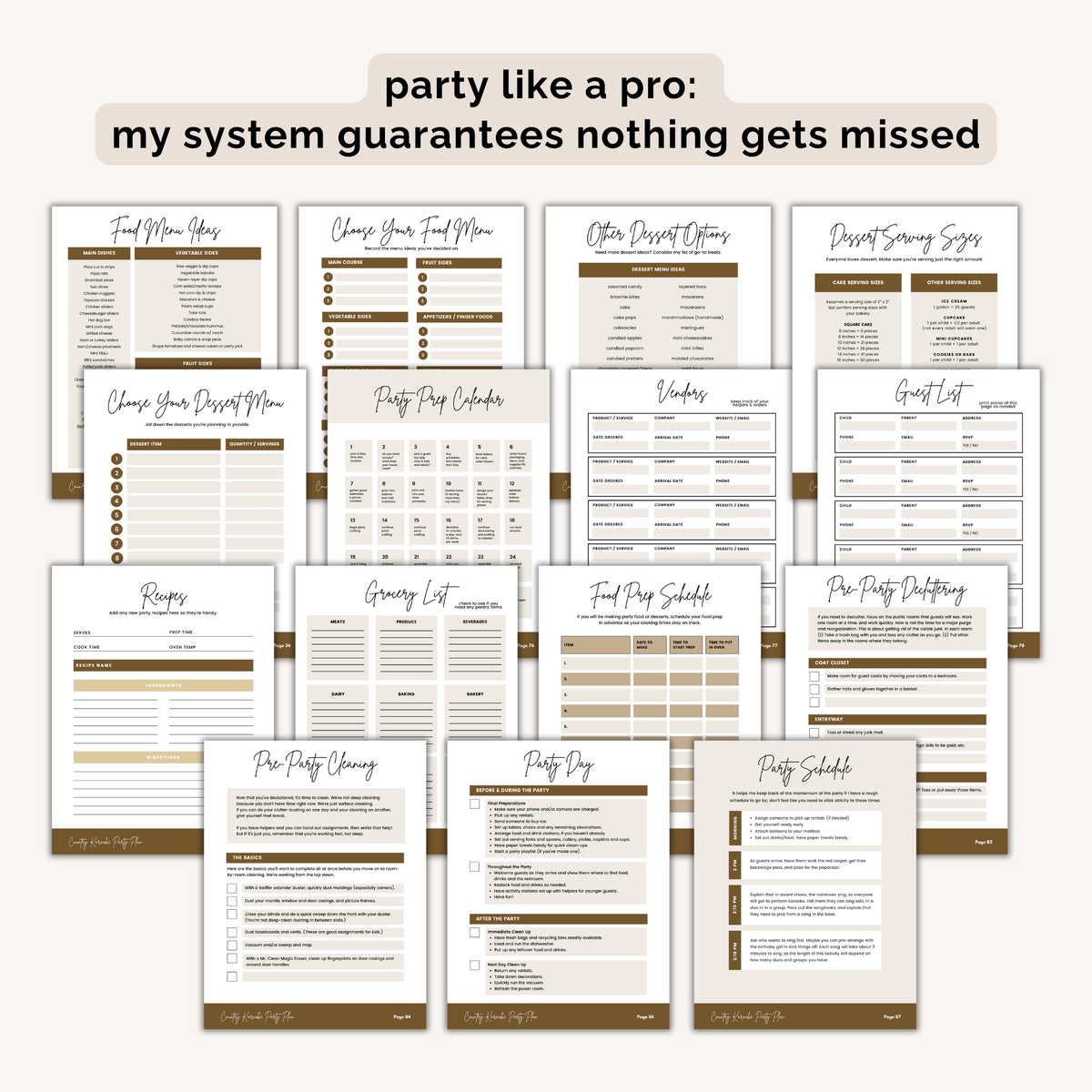 Country Karaoke Birthday Party Plan INSTANT DOWNLOAD