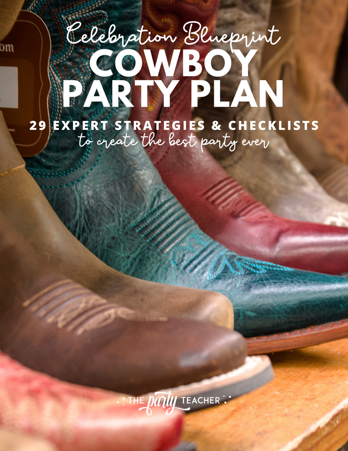 Cowboy Birthday Party Plan INSTANT DOWNLOAD