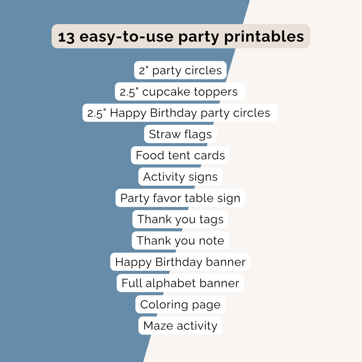 Cowboy Birthday Party Printables INSTANT DOWNLOAD